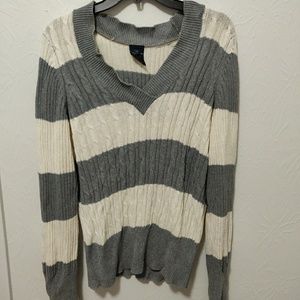 Cable sweater